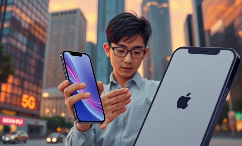 5G iPhone Indonesia speed 100Mbps