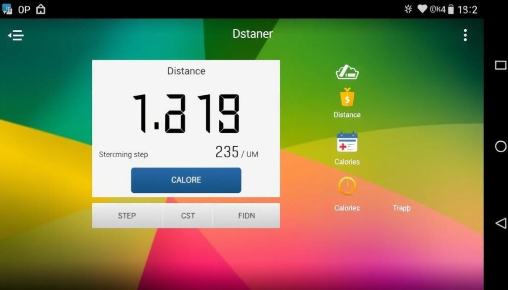 Gambar Pedometer di Android