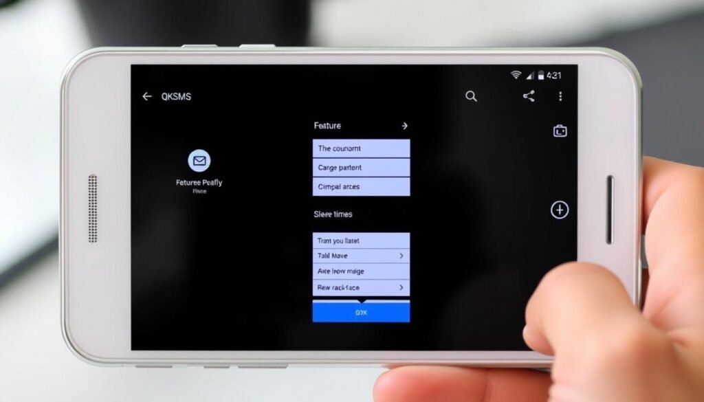 Gambar QKSMS di Android